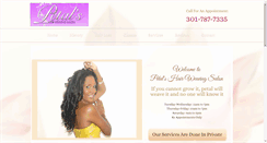 Desktop Screenshot of petalshairsalon.com
